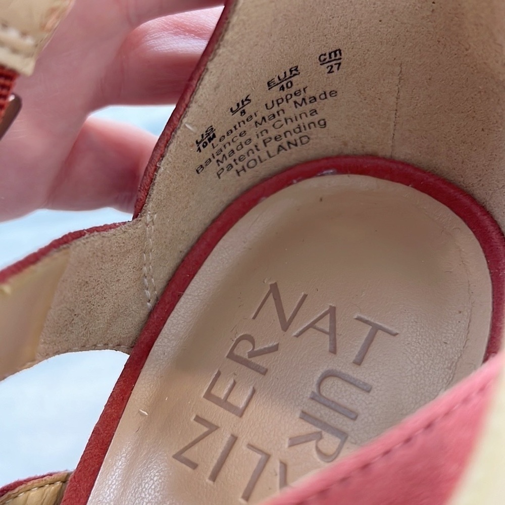 Nwot Naturalizer Women's Holland Pointed Toe Block Heel Desert Clay Size 10 - Picture 11 of 14